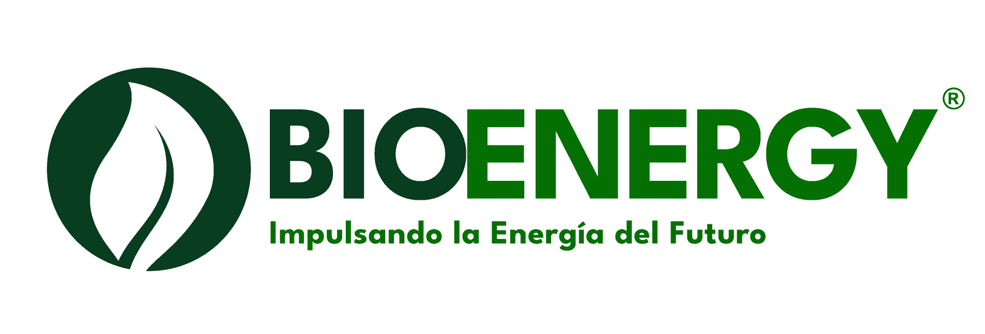 Logotipo de Bioenergy con slogan